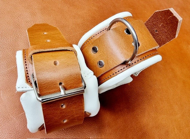 BDSM full Restraint Set in LUXURY Leather