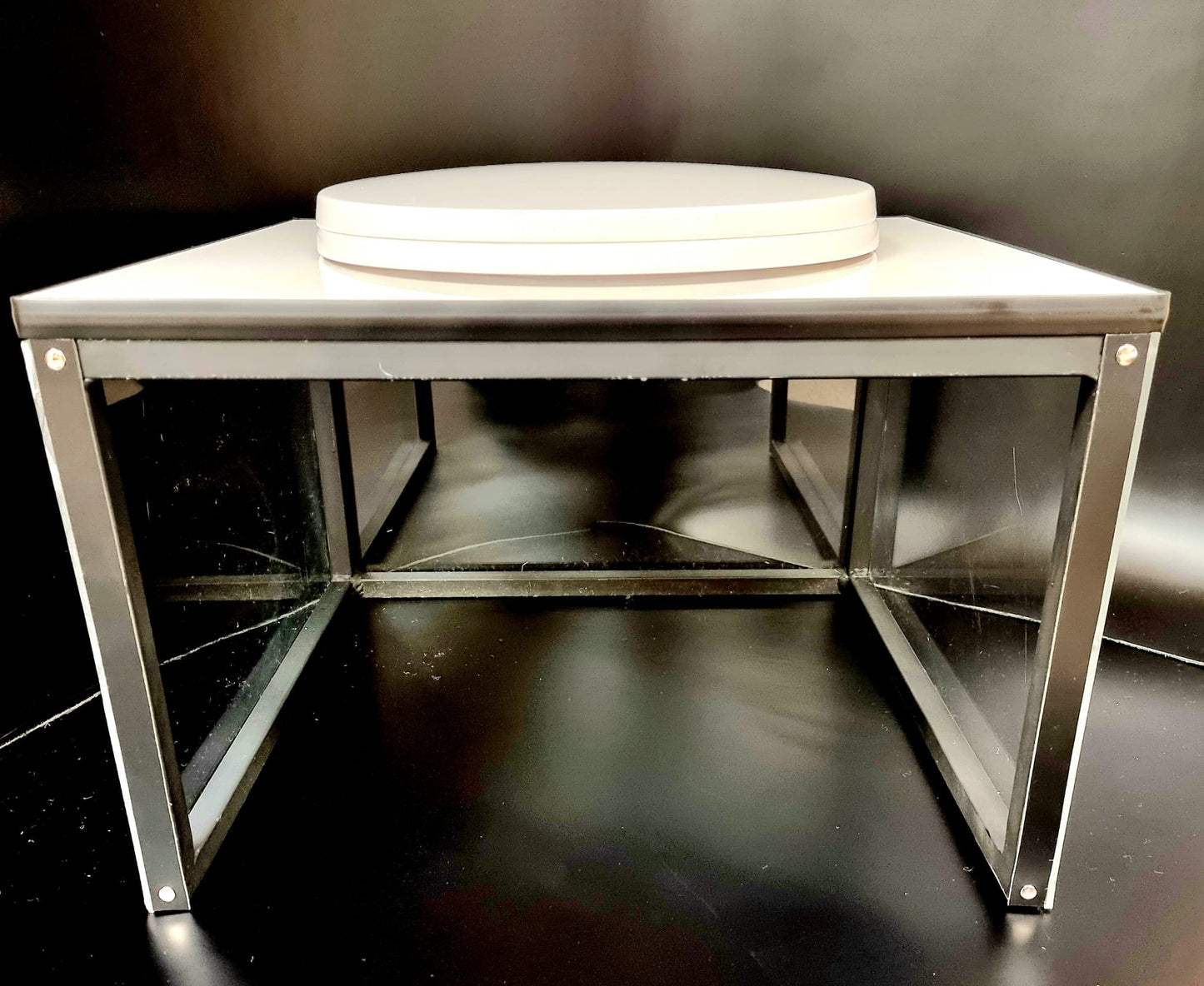 CLEAR-Toilet Cube-QUEENING BOX-genuine BDSM KINK equipment