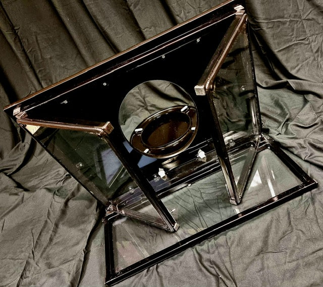 Toilet Box-Queening Cube-CLEAR and Travel fold down version