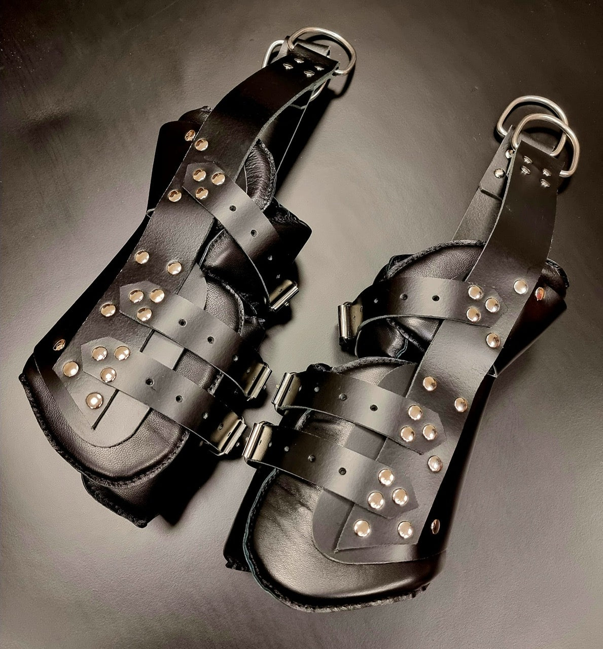 SUSPENSION STRAPS HARNESS-genuine Leather BDSM Kink play
