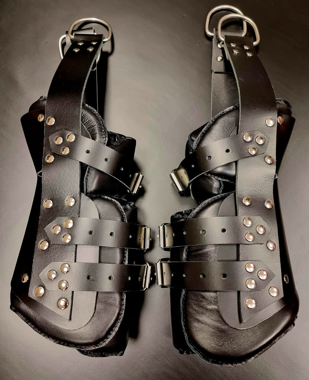 SUSPENSION STRAPS HARNESS-genuine Leather BDSM Kink play