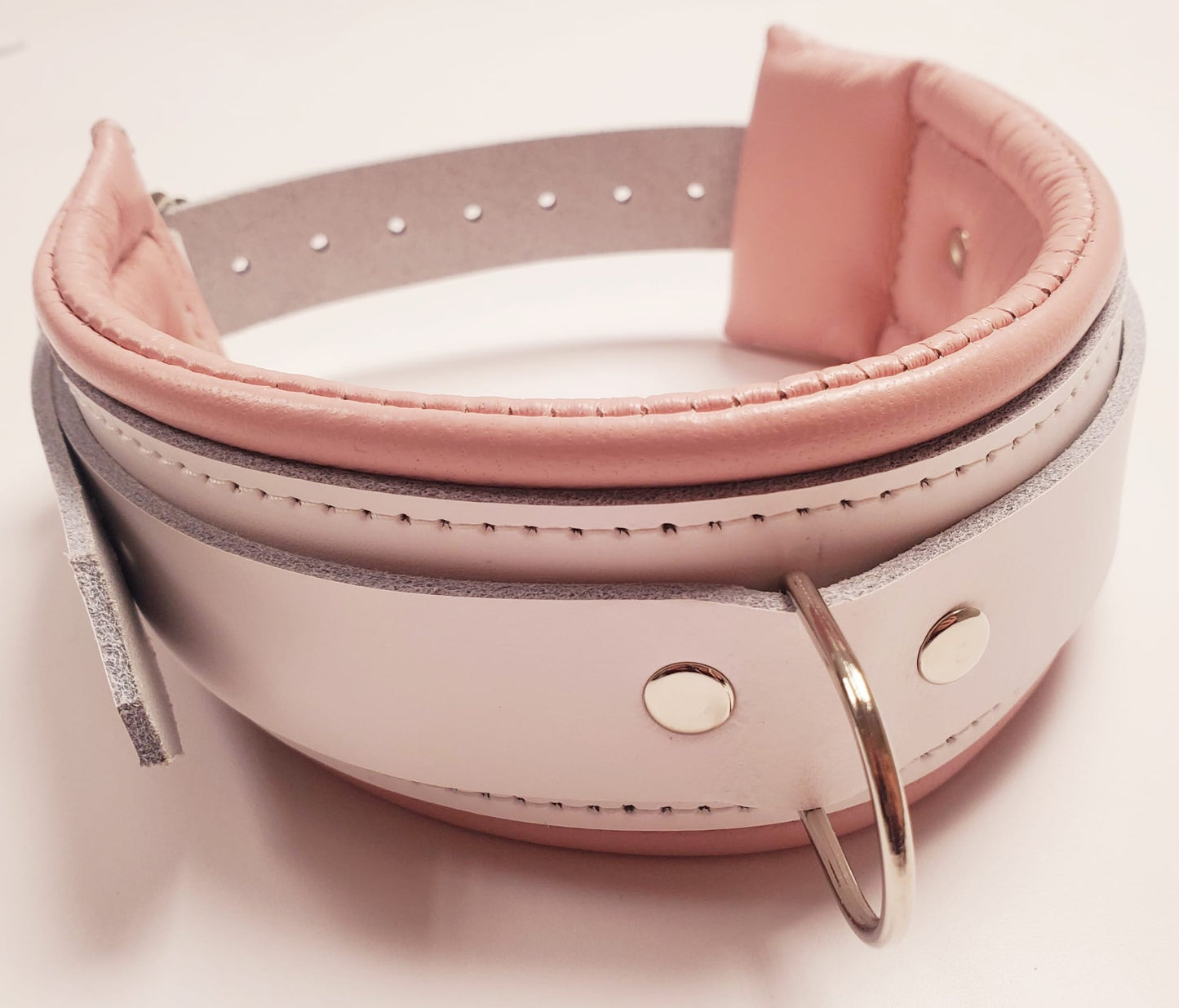 RESTRAINT SET-padded LUXURY-genuine BDSM KINK play-PINK and WHITE