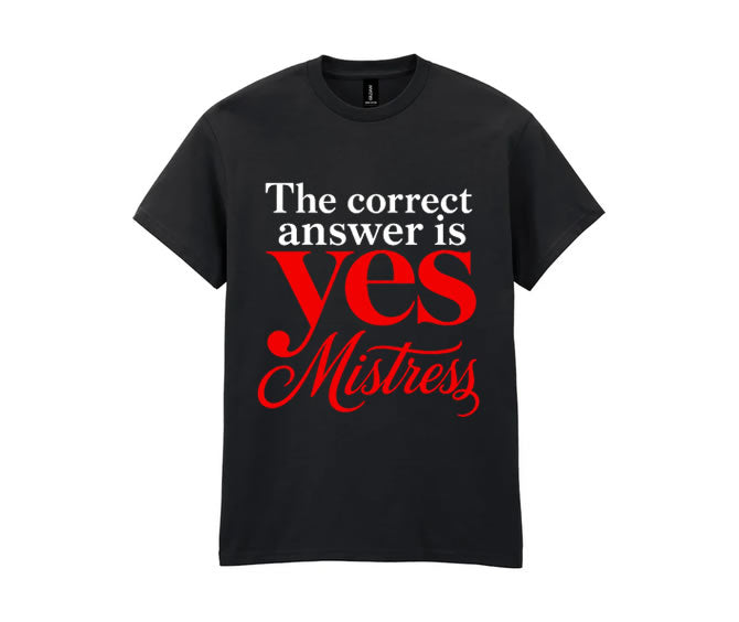 Yes Mistress T Shirt