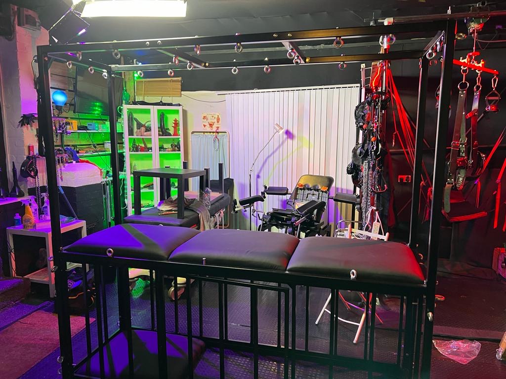 Spanking and General Purpose Bench and Cage-genuine BDSM KINK equipment