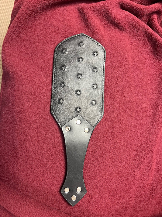 BDSM Kink Paddle-studded version real Leather