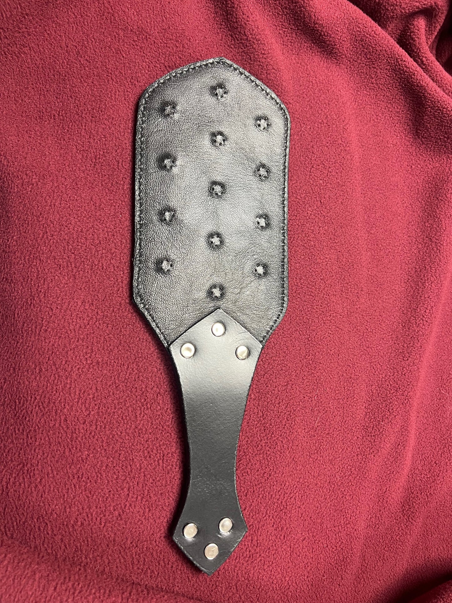 BDSM Kink Paddle-studded version real Leather