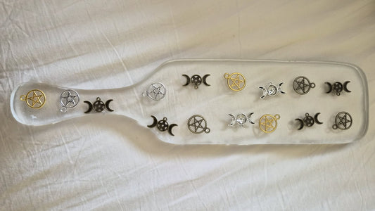 SPANKING PADDLE BDSM with Charms
