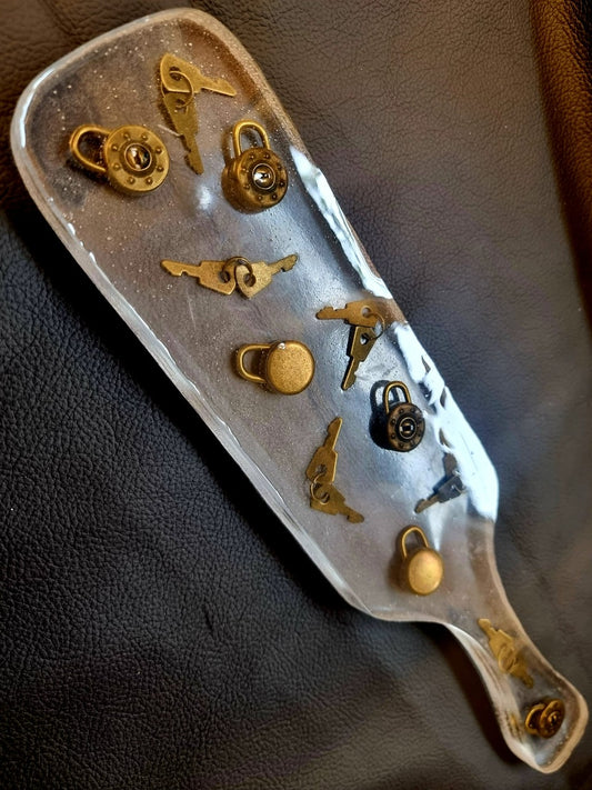 Spanking Paddle with PADLOCKS