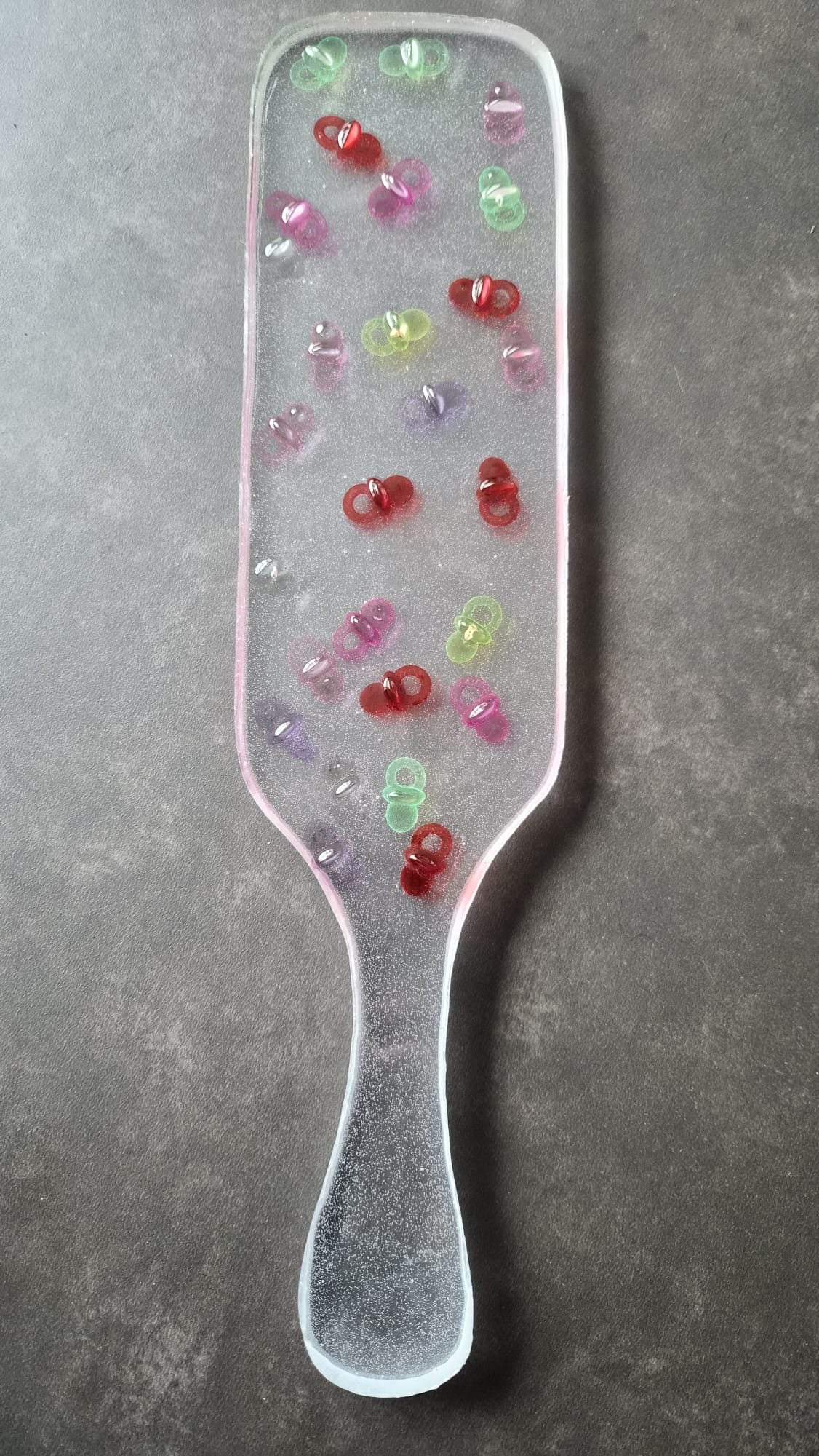 SPANKING BDSM PADDLE with DUMMIES rough EDGE surface