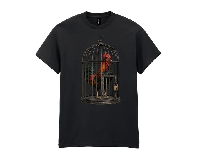 T Shirt Caged Cock