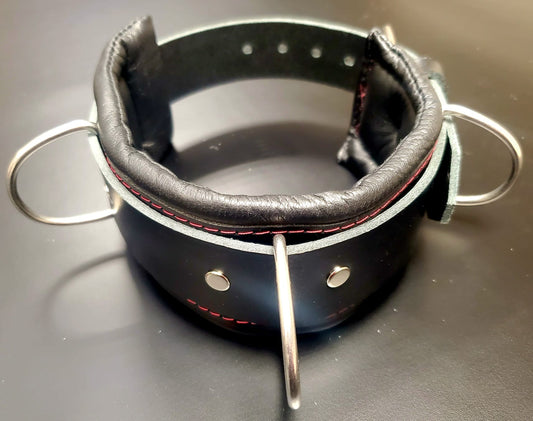 COLLAR-LUXURY-PADDED-BDSM-KINK equipment-