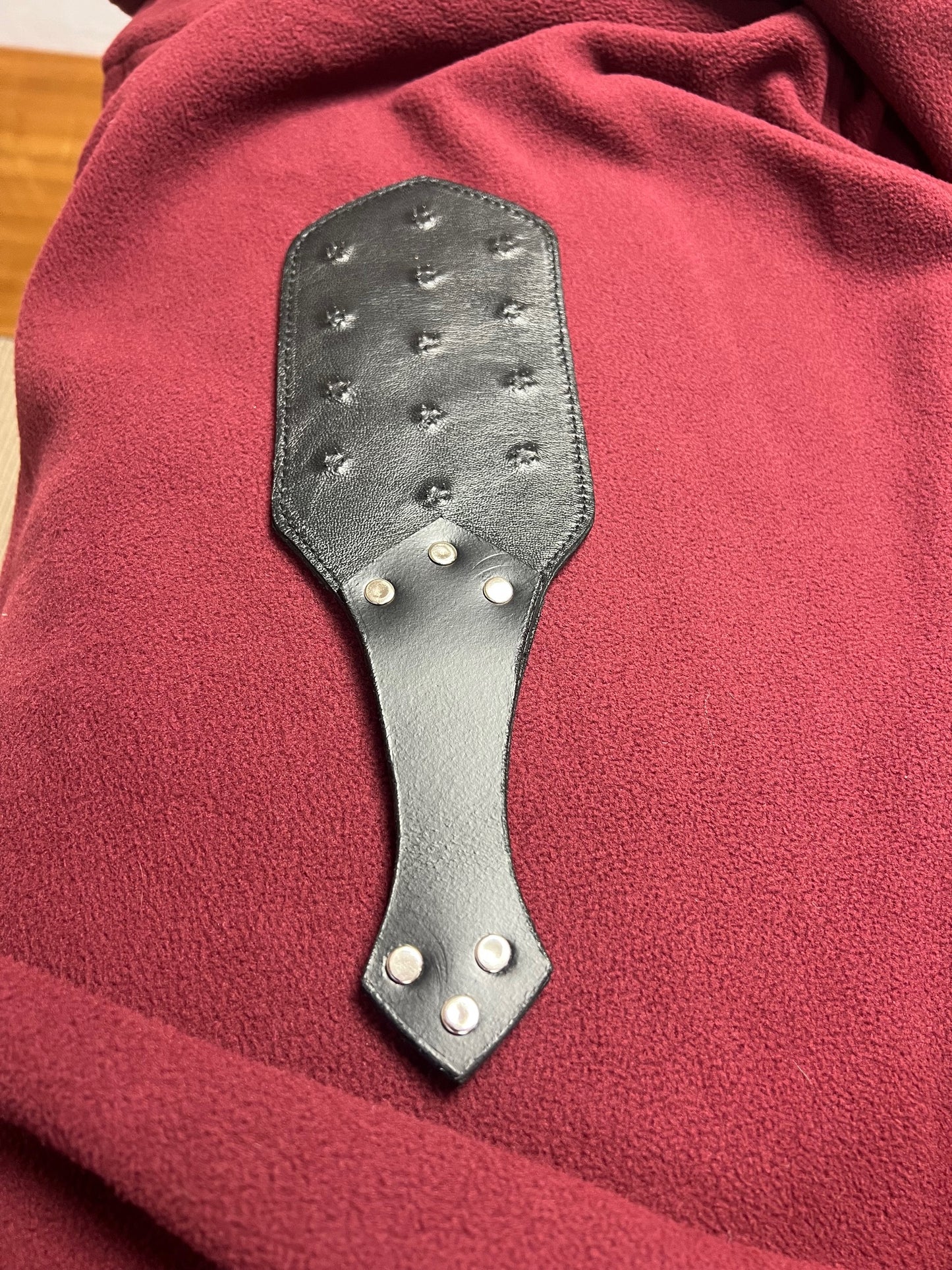 BDSM Kink Paddle-studded version real Leather